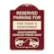 Signmission Reserved Parking for Todays Performer Unauthorized Vehicles Towed Away Aluminum, A-DES-BU-1824-23072 A-DES-BU-1824-23072 - alternate 1